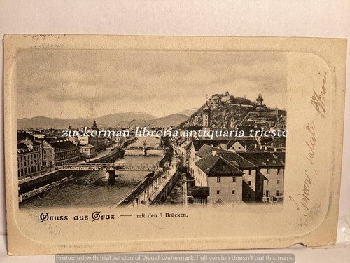 Graz con tre - tre, cartolina