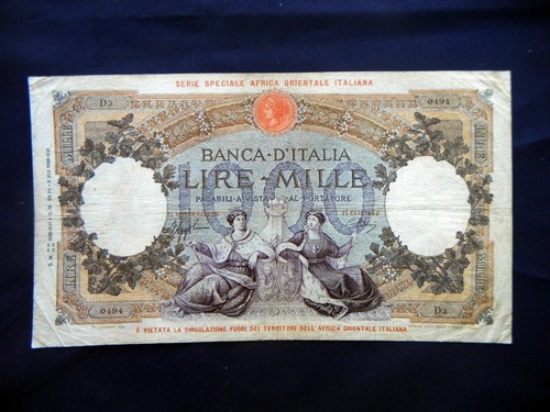 1938 banconota africa - banconota,