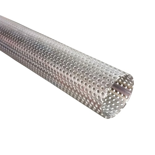 Tubo forato acciaio inox - , 1