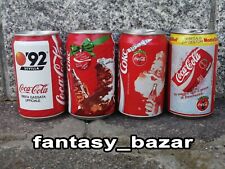 LOTTO VECCHIE LATTINE COCA COLA Sevilla 92 MonteShell NATALE 1994 1995 1996