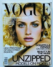 Vogue UK magazine october 1998 British Amber Valletta Terry Richardson Gisele