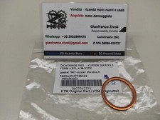 0603262322 Originale KTM EXC 125 150 200 MX XC HUSQVARNA rondella rame DIN7603
