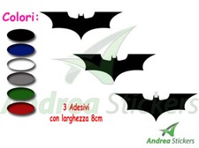 adesivo Batman 3 pezzi-