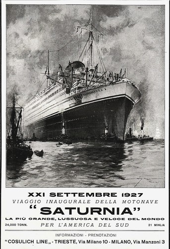 Pubblicita 1927 cosulich - cosulich, line