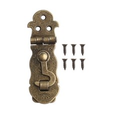 Lucchetto per valigia look antico per casse in legno retrò catenaccio effetto bronzo