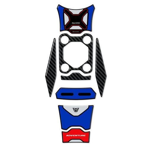 Paraserbatoio adesivi moto - paraserbatoio, 3d