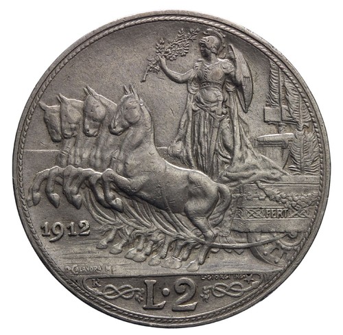Regno italia 2 - d'italia, lire
