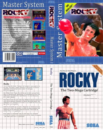 Rocky master system box solo - system,