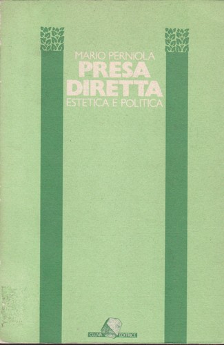 Mario perniola presa - presa, diretta