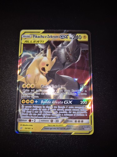 Pokemon pikachu zekrom gx - zekrom,