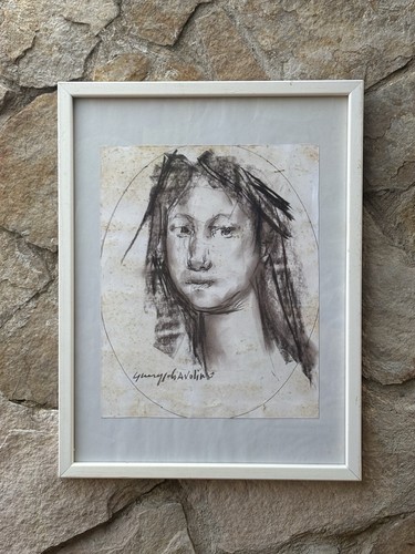 Quadro volto donna - -volto, donna-