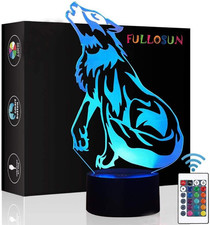 Lampada Notturna 3D a Forma Di