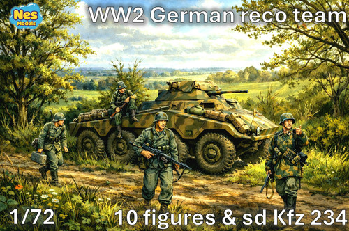 20mm ww2 german reco team - 1/72,