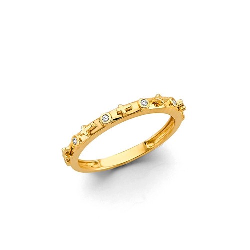 Anello donna oro giallo - , 14