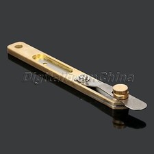 Coltello taglierina linea strisce artigianali fai da te casa rame pelle taglio posizionamento