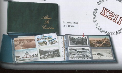 Album cartoline medio con - cartoline,