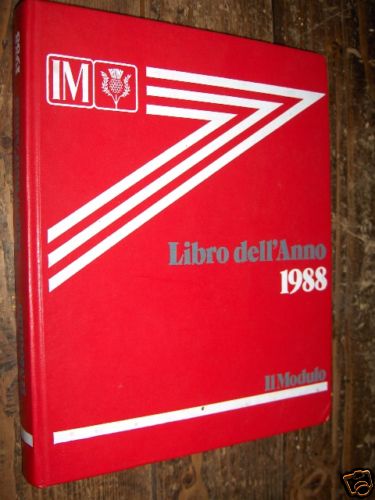 Libro dell anno 1988 - dell'anno,