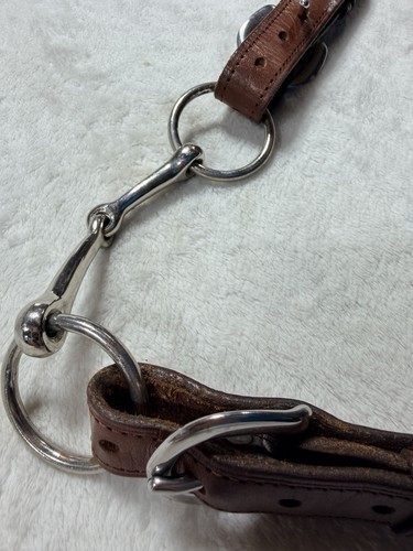 Cintura punta snaffle pelle - snaffle, in