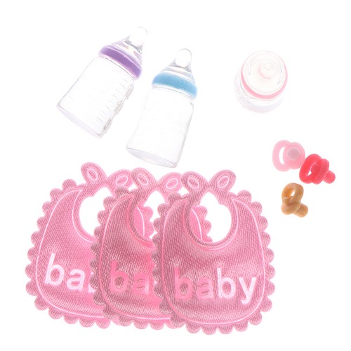 Set bavaglini ciuccio biberon