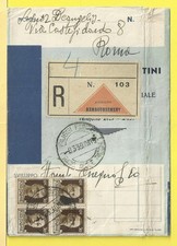 storia postale: quartina 30 c