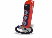 QUADRO ELETTRICO CERTIFICATO MONOFASE IP66 3 PRESE PORTATILE FRIGGERI C/PULSANTE