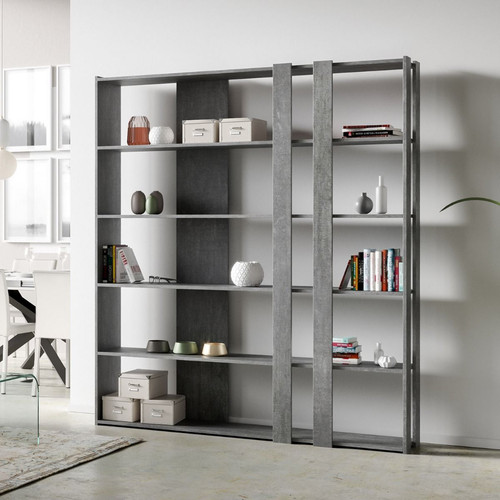 Libreria parete legno - libreria,