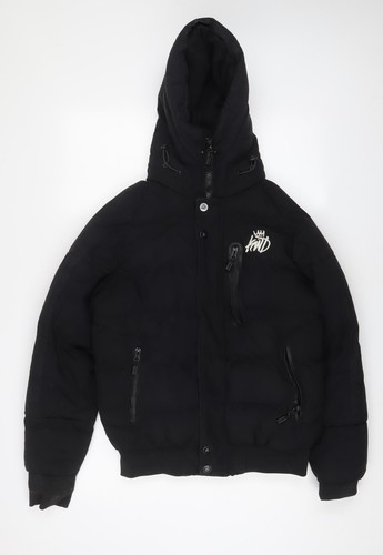 Cappotto trapuntato nero donna