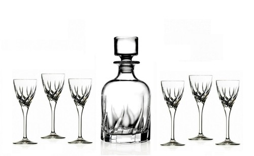 Set calici liquore cristallo - set,