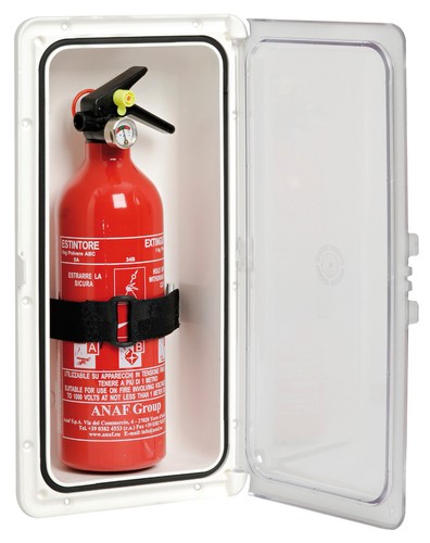 Vano porta estintore con - vano,