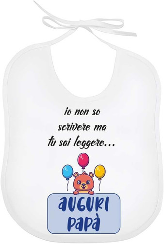 Bavaglino bavetta papà - bavaglino,