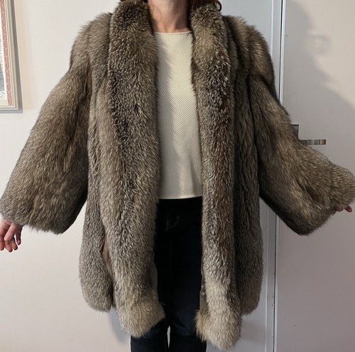 Manteau fourrure renard - fourrure,