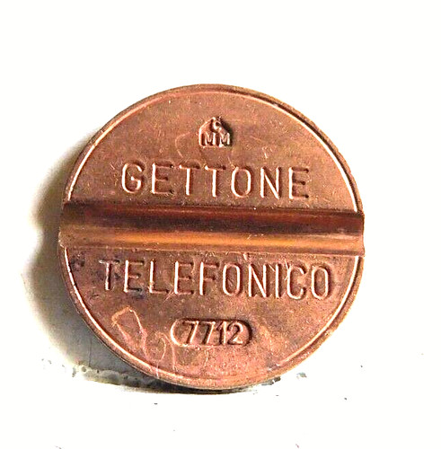 Gettone telefonico zecca cmm - telefonico,