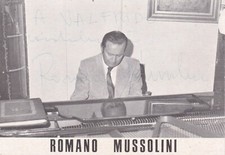 ROMANO MUSSOLINI - autograph