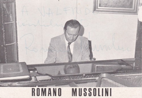 Romano mussolini - mussolini,