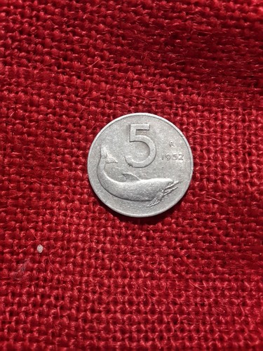 Monete lire delfino 1952 - monete, (1952