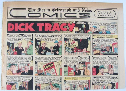 Striscia fumetti giornale