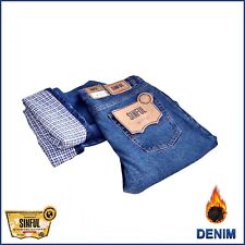 Jeans Uomo Imbottiti Termici Design 5 Tasche Skat Crown Sinful