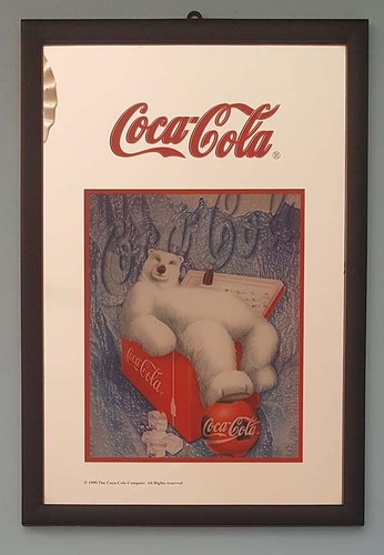 Coca cola specchio orso polare - specchio,