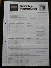 Manuale di servizio originale