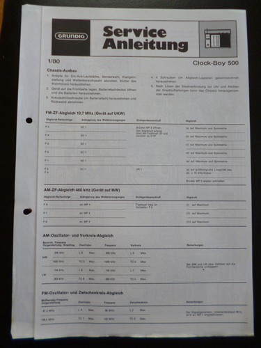 Manuale servizio originale - manuale,