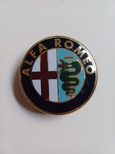 RICAMBIO ORIGINALE "ALFA ROMEO" - VECCHIO STEMMA EMBLEMA FREGIO / USATO