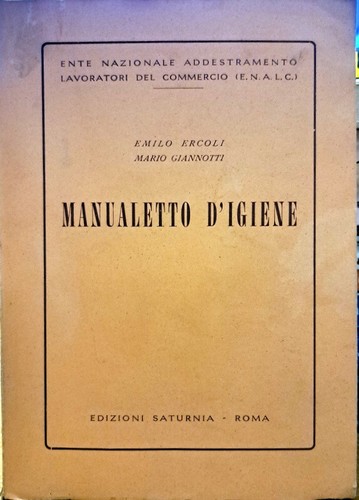 Libro manualetto igiene - d'igiene, "