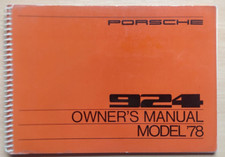 Porsche 924 Owner's