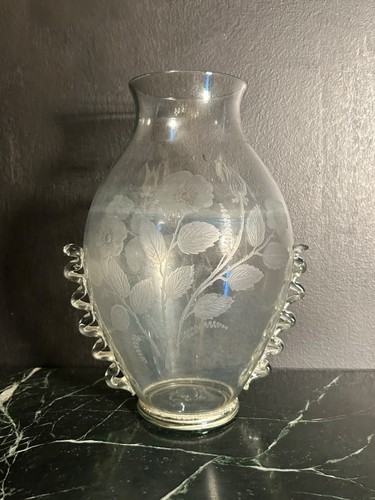 Antico vaso vetro soffiato - in,