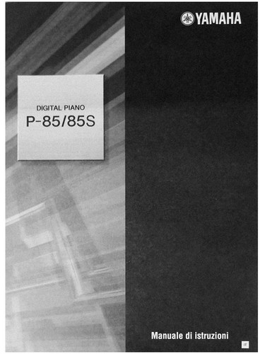 Manuale istruzione yamaha - manuale, di