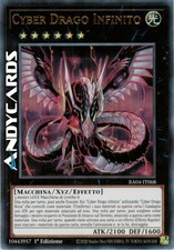 CYBER DRAGO INFINITO (Cyber Dragon Infinity) Ultra R • RA04 IT068 • 1Ed • Yugioh