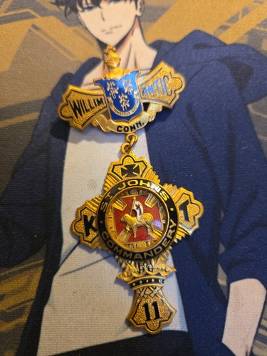 Spilla massonica cavalieri - spilla,