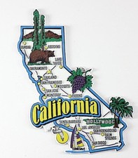CALIFORNIA STATE MAP AND