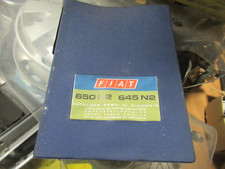 FIAT OM 650 N2 / 645 N2 - Manuale officina con catalogo ricambi - Ricambio usato