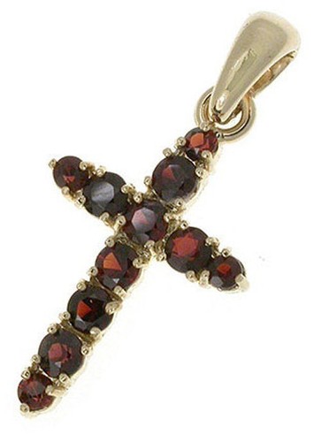 Croce gioiello oro pendente - croce,